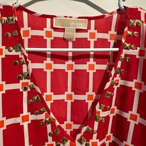 Michael Kors shirt poncho